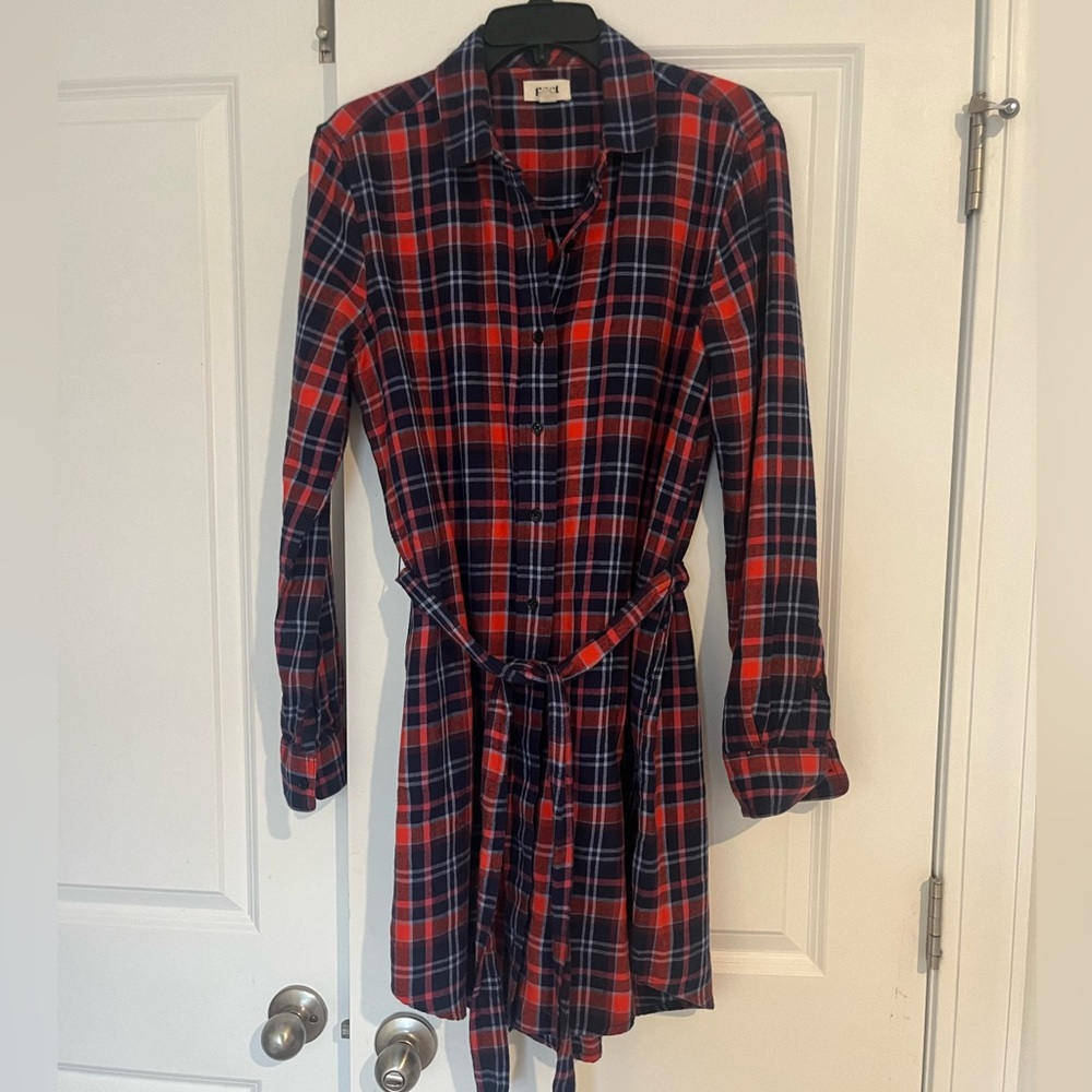 Pact Organic Shirt Dress New